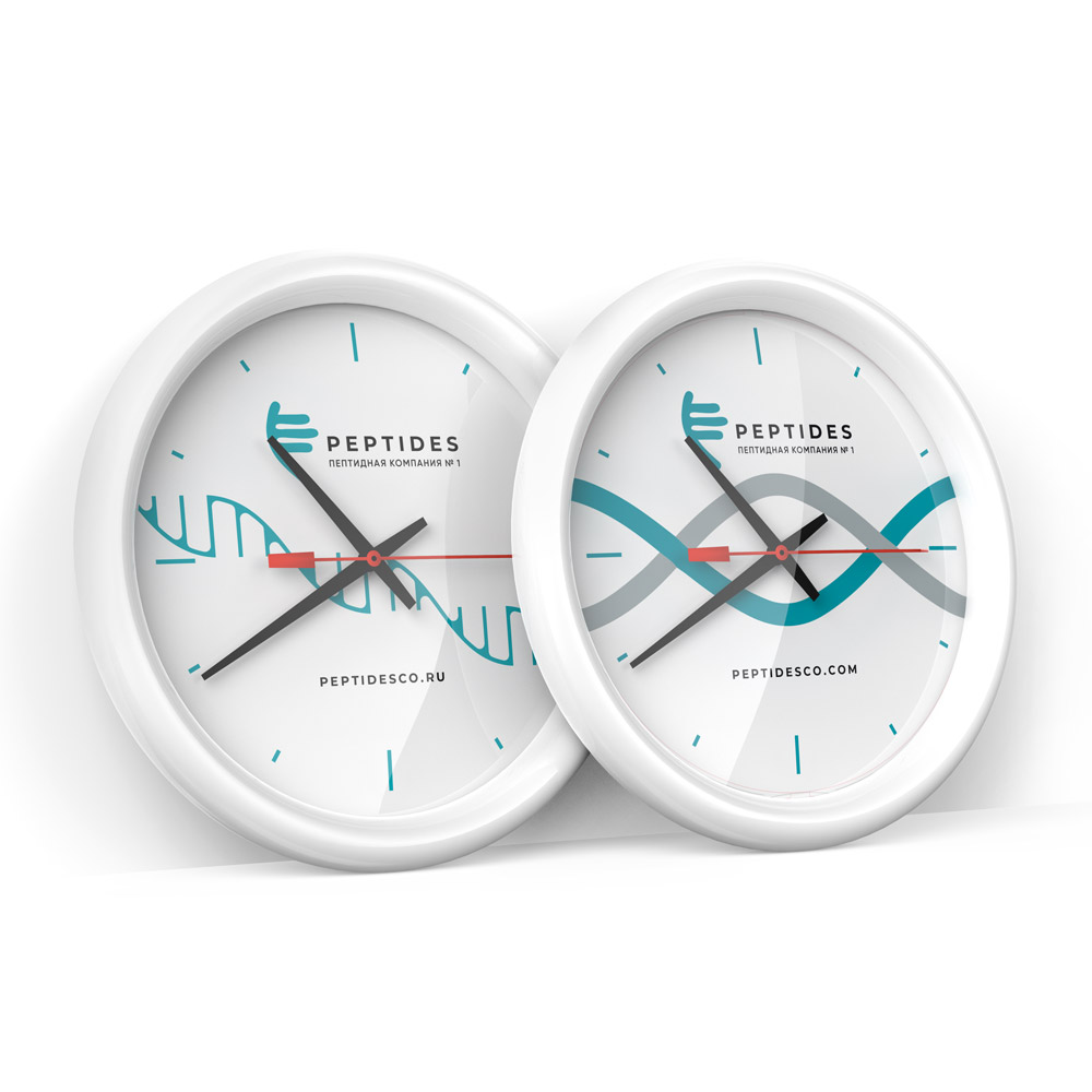 Настенные часы PEPTIDES